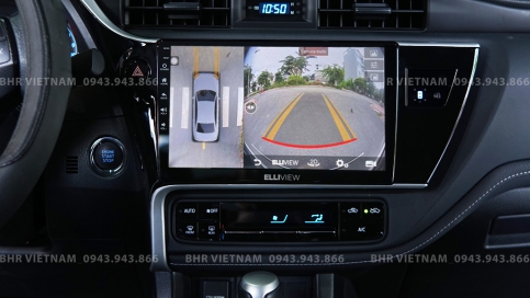 Màn hình DVD Android liền camera 360 xe Toyota Altis 2018 - nay | Elliview S4 Deluxe 